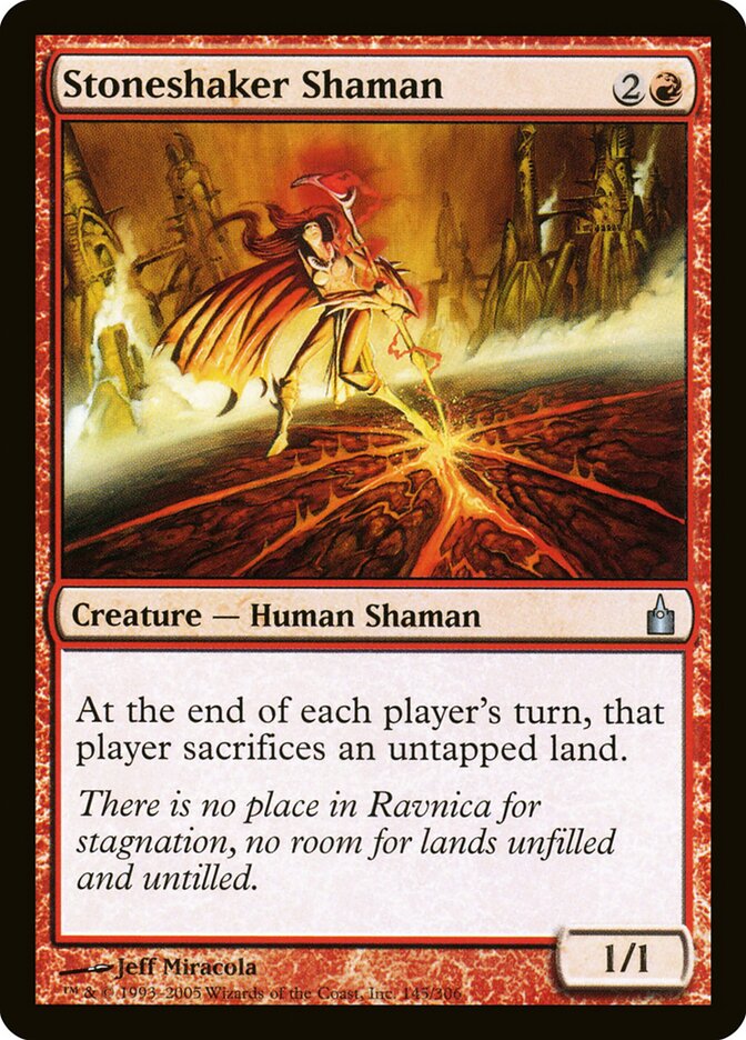Stoneshaker Shaman (145) - Ravnica: City of Guilds (RAV)
