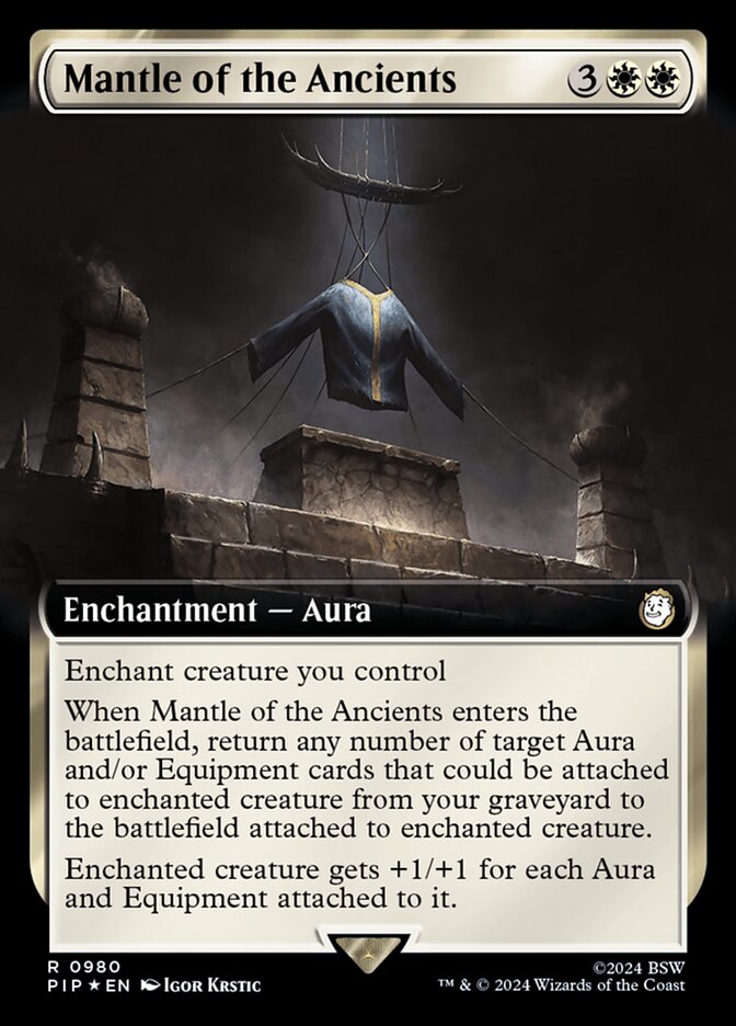Mantle of the Ancients - [Surge Foil, Extended Art] Fallout (PIP)
