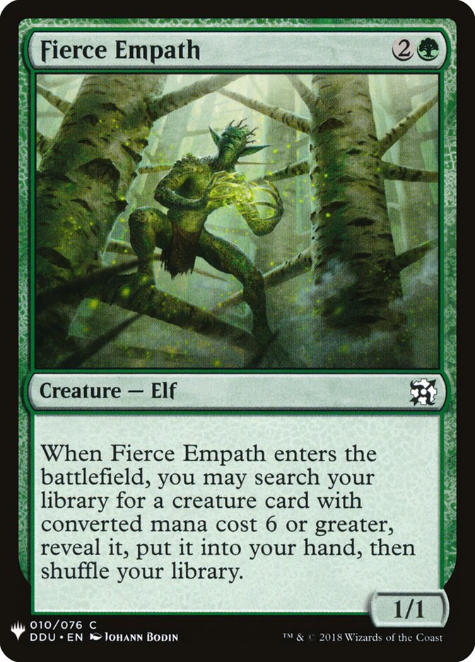Fierce Empath (DDU-10) - The List (PLST)