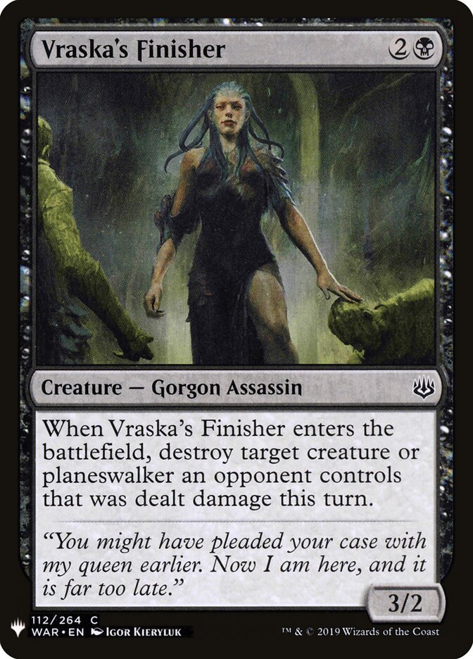 Vraska's Finisher (WAR-112) - The List (PLST)