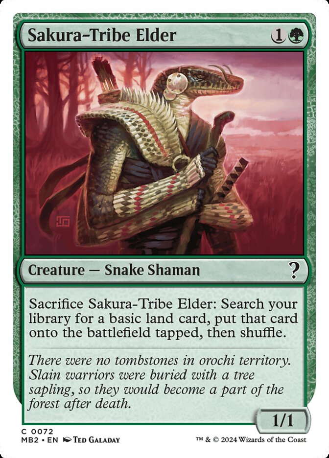 Sakura-Tribe Elder (72) - Mystery Booster 2 (MB2)