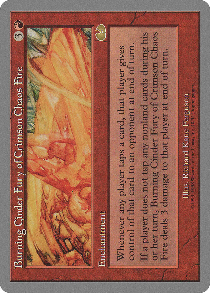 Burning Cinder Fury of Crimson Chaos Fire (40) - Unglued (UGL)