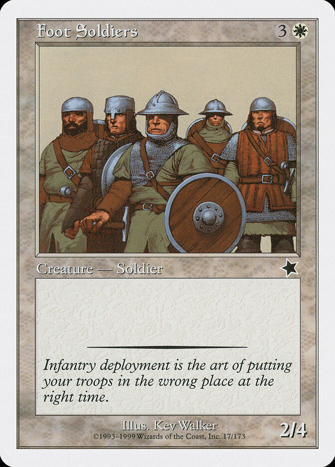 Foot Soldiers (17) - Starter 1999 (S99)