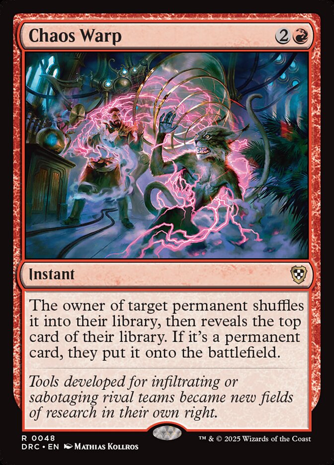 Chaos Warp - Aetherdrift Commander (DRC)