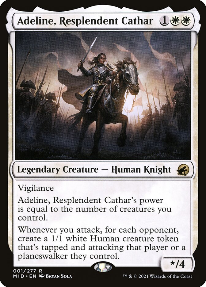 Adeline, Resplendent Cathar (1) - Innistrad: Midnight Hunt (MID)