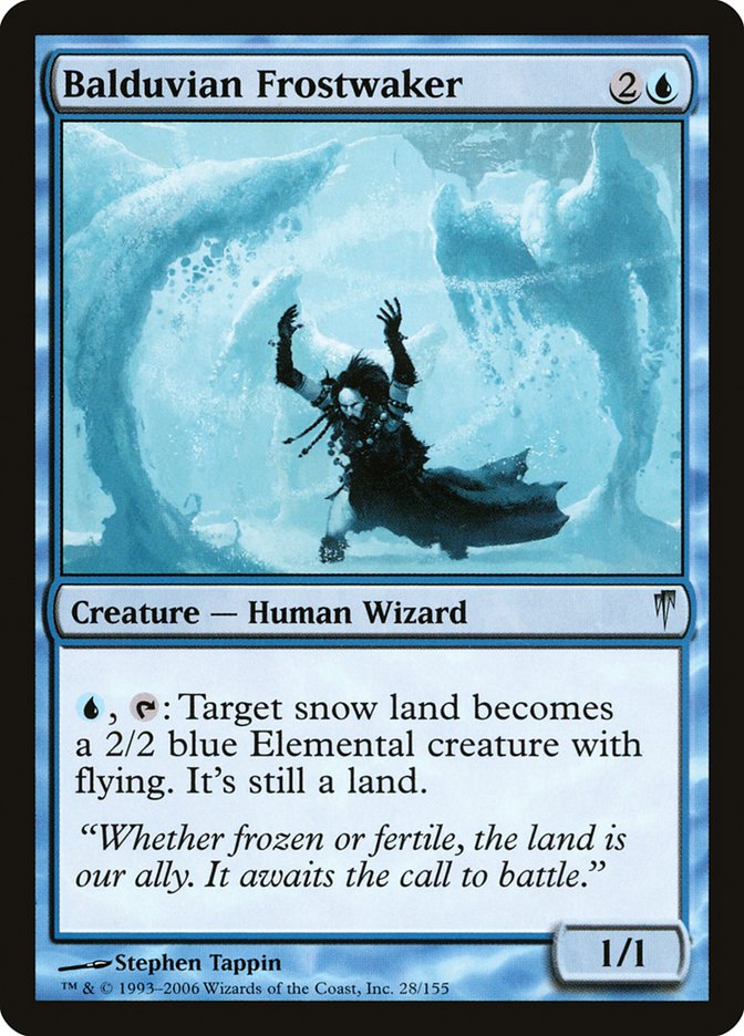 Balduvian Frostwaker (28) - Coldsnap (CSP)