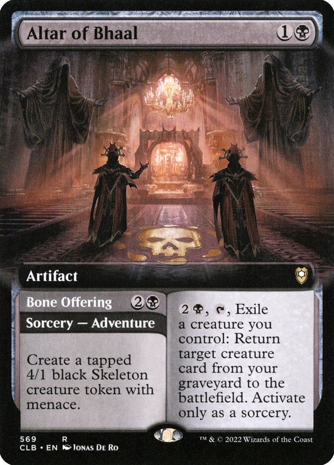 Altar of Bhaal // Bone Offering (569) - Commander Legends: Battle for Baldur's Gate (CLB)