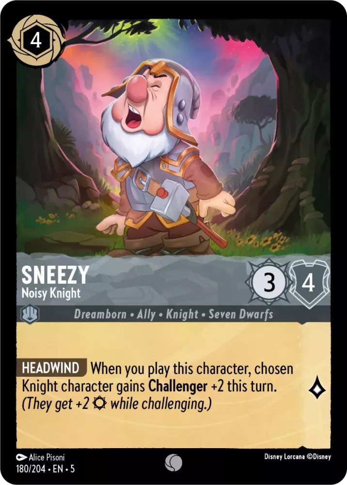 Sneezy - Noisy Knight - [Foil] Shimmering Skies (5)