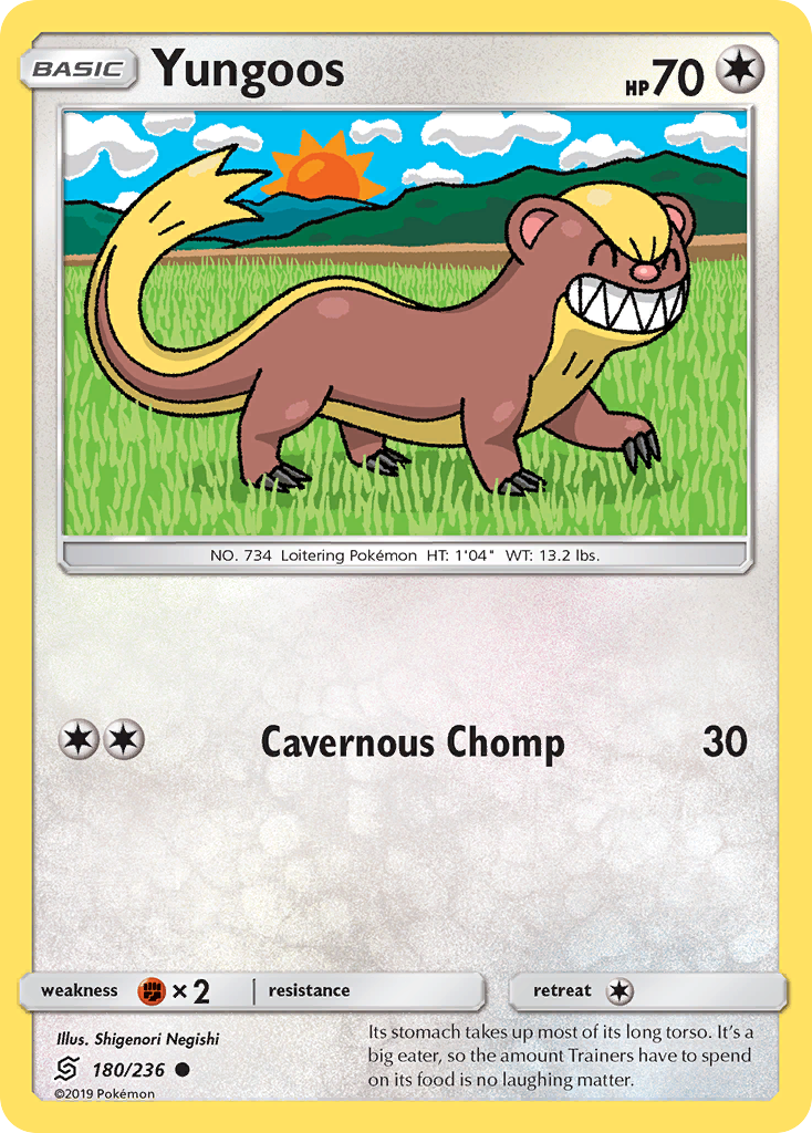 Yungoos (180/236) - [Reverse Holo] Unified Minds (UNM)