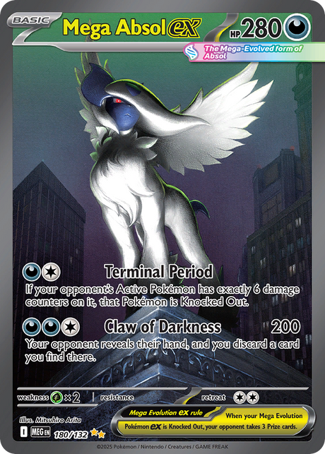 Mega Absol ex (180/132) - [Special Illustration Rare] Mega Evolution (MEG)
