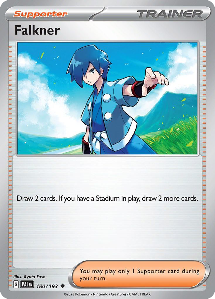 Falkner (180/193) - [Reverse Holo] Paldea Evolved (PAL)