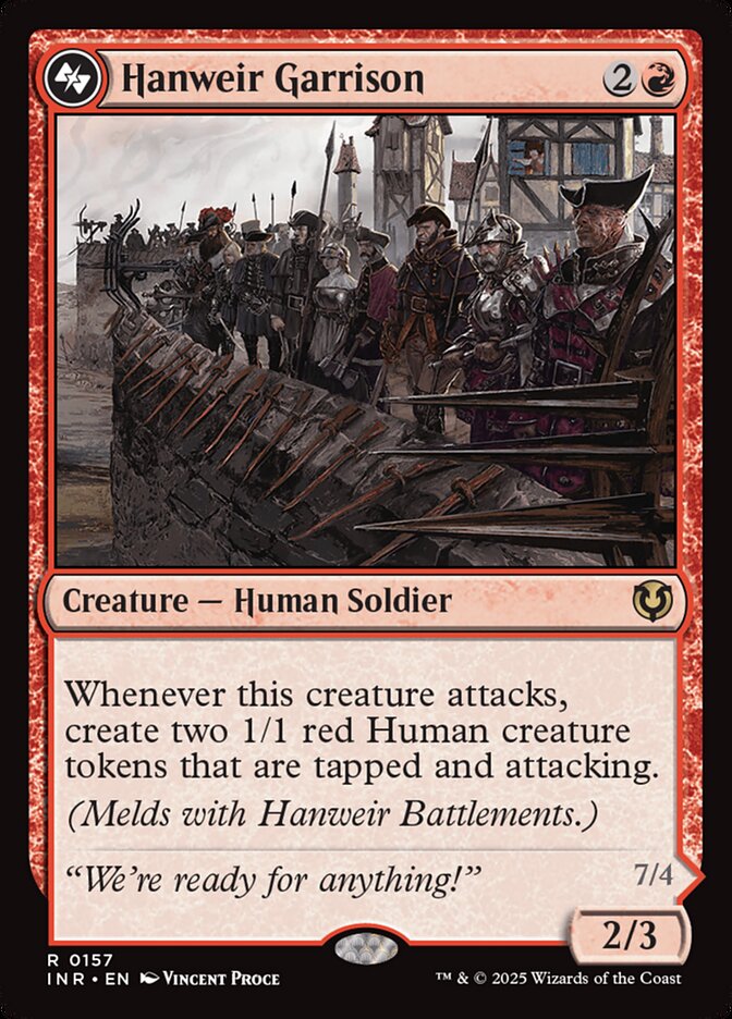 Hanweir Garrison // Hanweir, the Writhing Township - Innistrad Remastered (INR)