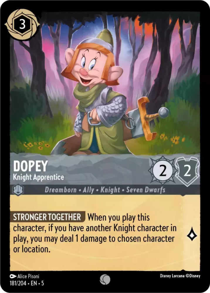 Dopey - Knight Apprentice - [Foil] Shimmering Skies (5)