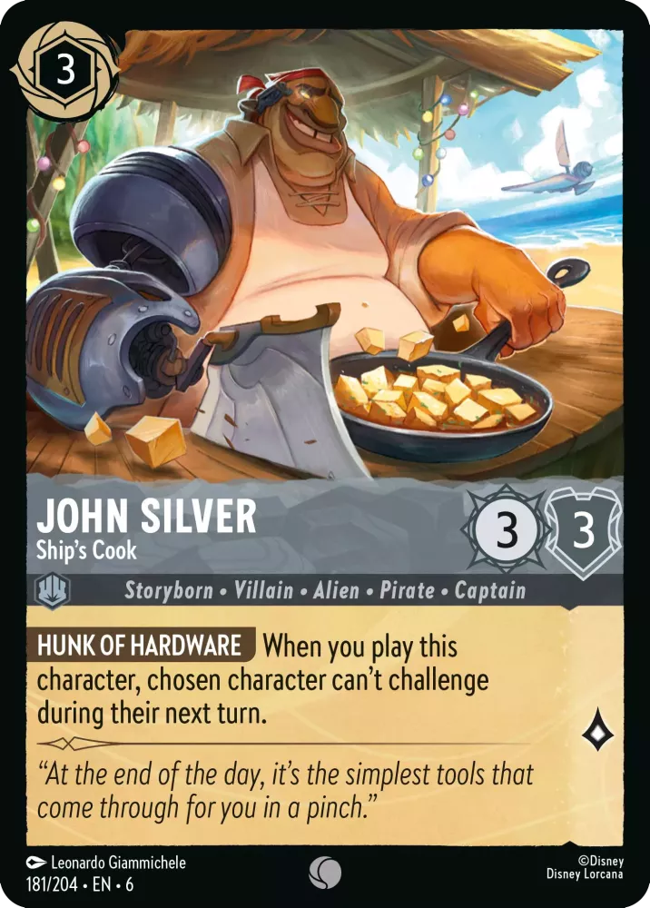 John Silver - Ship's Cook - [Foil] Azurite Sea (6)