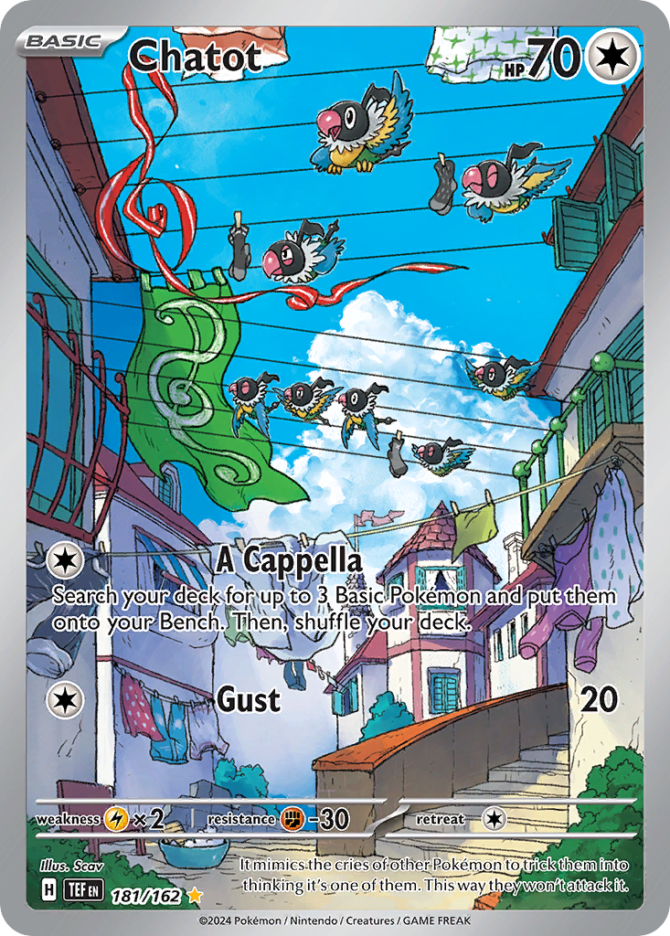 Chatot (181/162) - [Illustration Rare] Temporal Forces (TEF)