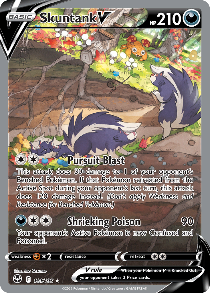 Skuntank V (181/195) - [Alternate Art] Silver Tempest (SIT)