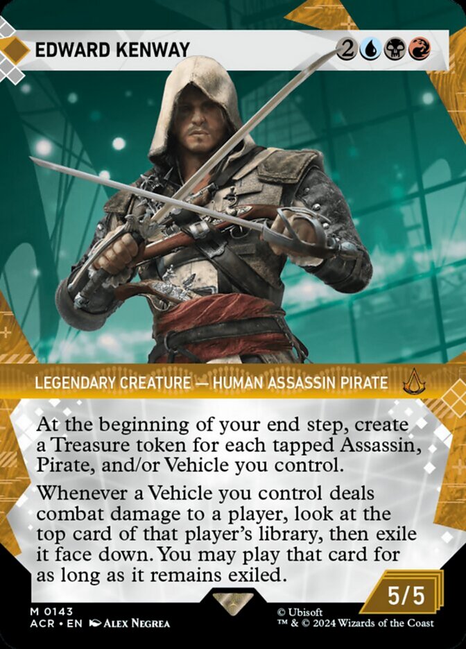 Edward Kenway - [Foil, Showcase] Assassin's Creed (ACR)