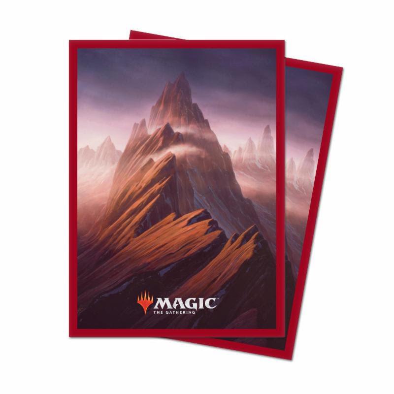 Unstable Lands Mountain Standard Deck Protector sleeves for Magic (100-Pack)