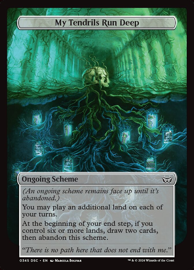 My Tendrils Run Deep (345) - Duskmourn: House of Horror Commander (DSC)
