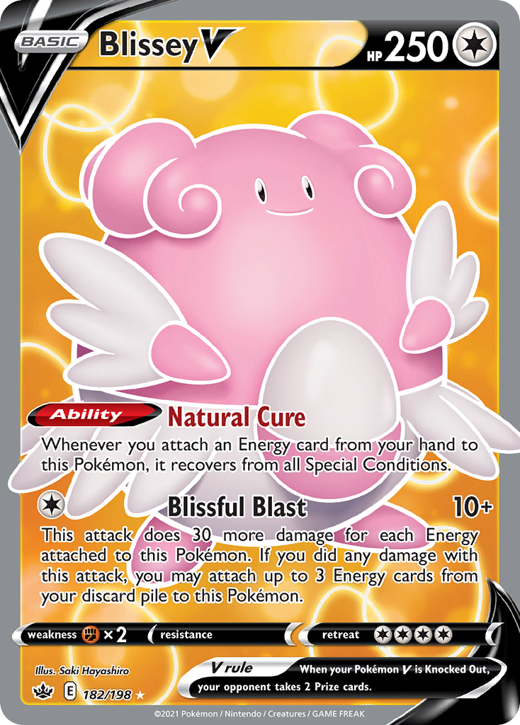 Blissey V (182/198) - [Full Art] Chilling Reign (CRE)