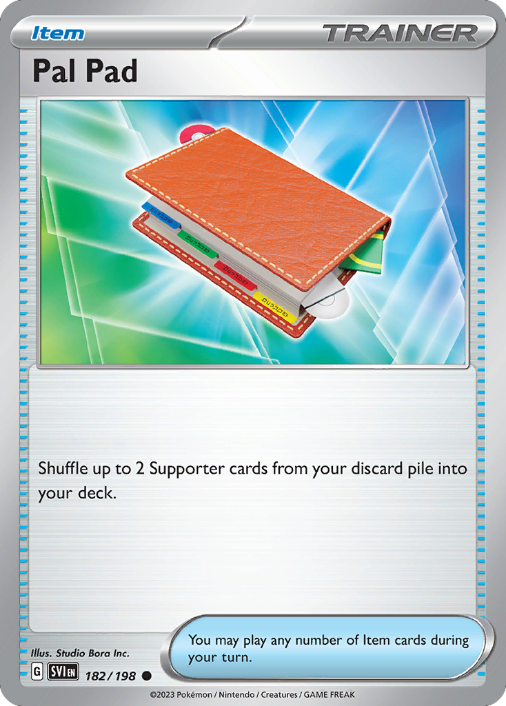 Pal Pad (182/198) - [Reverse Holo] Scarlet & Violet (SVI)