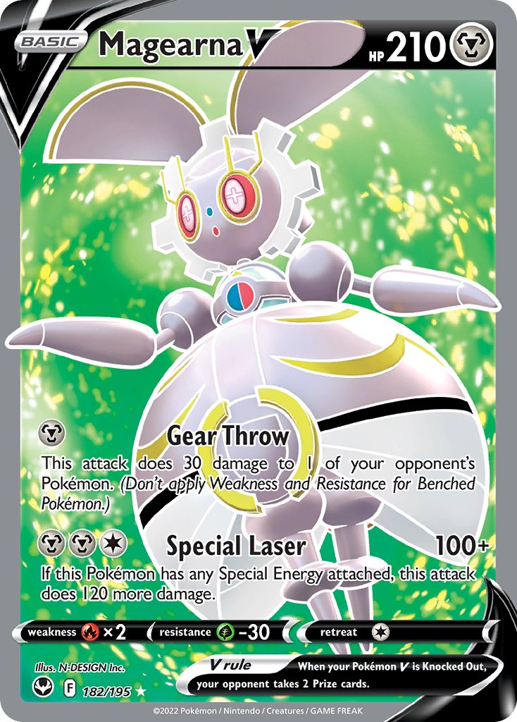 Magearna V (182/195) - [Full Art] Silver Tempest (SIT)