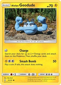 Alolan Geodude (35) (35) - SM - Team Up (SM9)