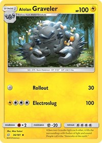 Alolan Graveler (36) - SM - Team Up (SM9)
