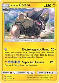 Alolan Golem (37) - SM - Team Up (SM9)
