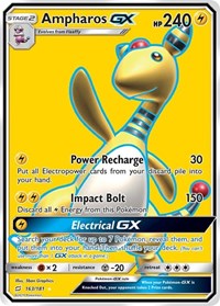 Ampharos GX (Full Art) (163) - SM - Team Up (SM9)