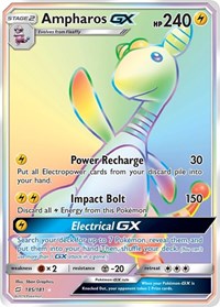 Ampharos GX (Secret) (185) - SM - Team Up (SM9)