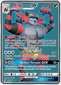Incineroar GX (Full Art) (167) - SM - Team Up (SM9)