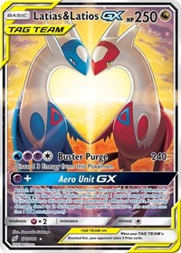Latias & Latios GX (Alternate Full Art) (170) - SM - Team Up (SM9)