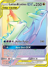 Latias & Latios GX (Secret) (190) - SM - Team Up (SM9)