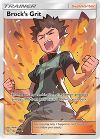 Brock's Grit (Full Art) (172) - SM - Team Up (SM9)