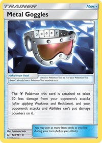 Metal Goggles (148) - SM - Team Up (SM9)