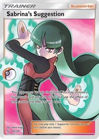 Sabrina's Suggestion (Full Art) (181) - SM - Team Up (SM9)