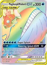 Magikarp & Wailord GX (Secret) (183) - SM - Team Up (SM9)