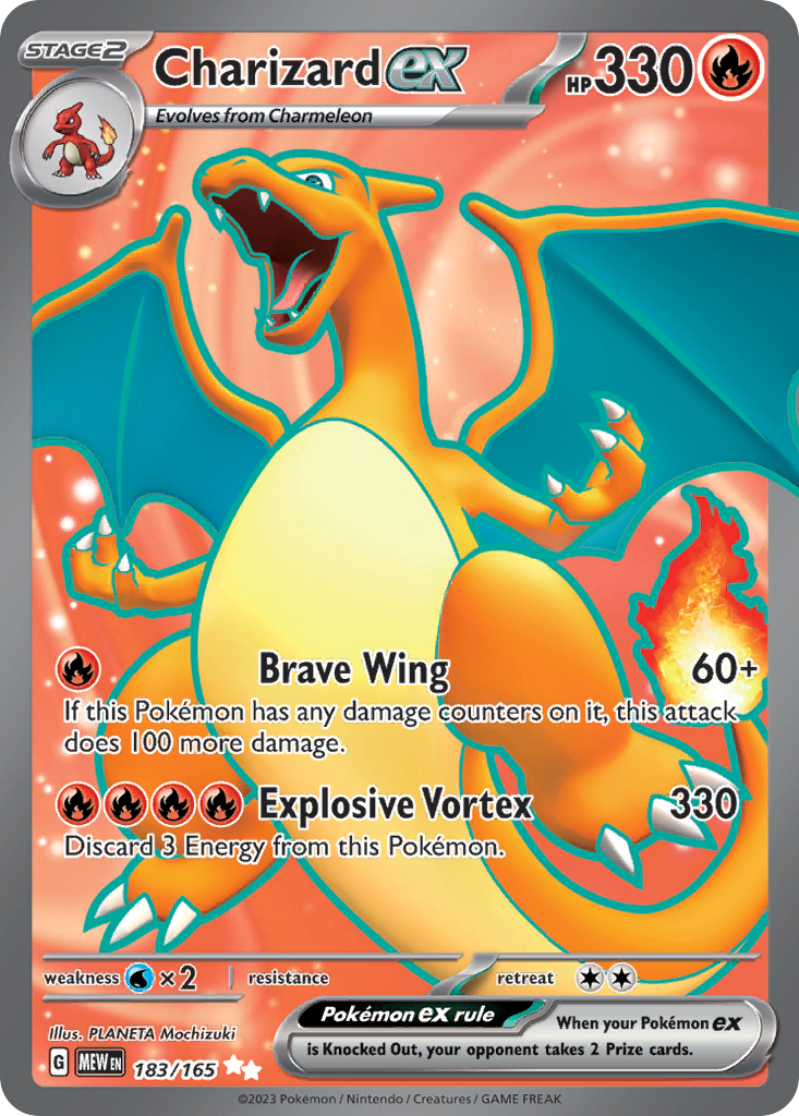 Charizard ex (183/165) - [Holo Foil] SV3PT5: 151 (MEW)