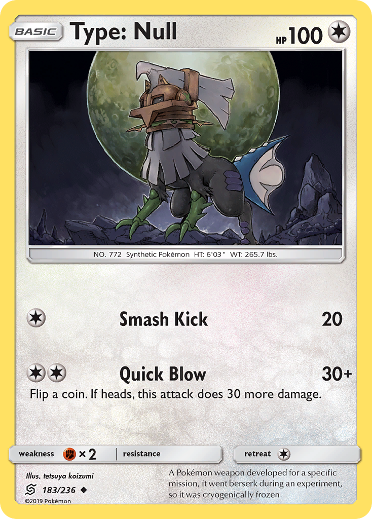 Type: Null (183/236) - [Reverse Holo] Unified Minds (UNM)
