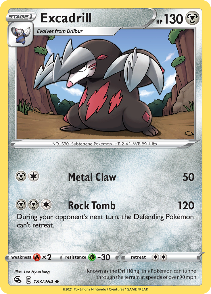 Excadrill (183/264) - Fusion Strike (FST)