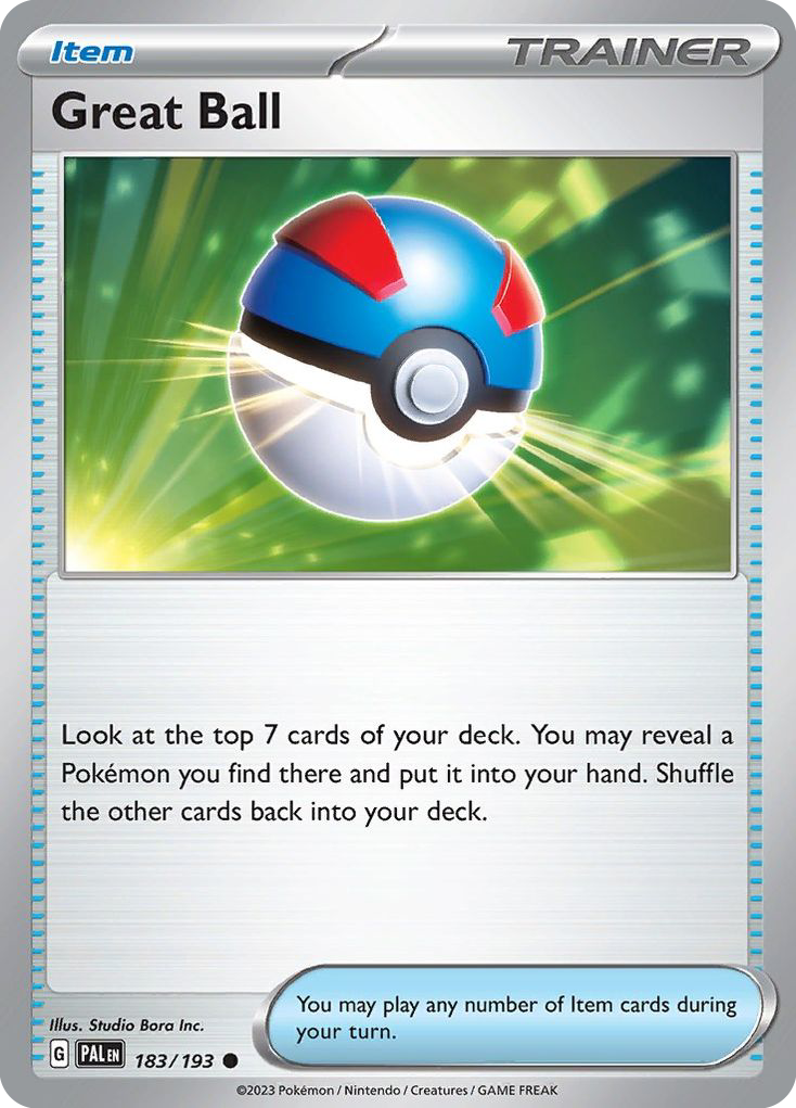 Great Ball (183/193) - [Reverse Holo] Paldea Evolved (PAL)