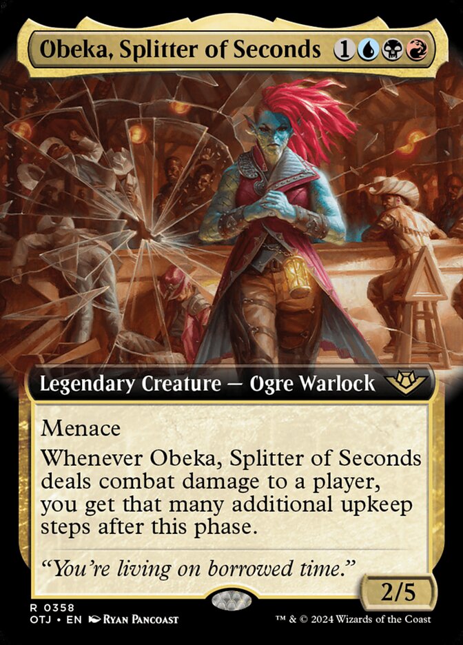 Obeka, Splitter of Seconds - [Extended Art] Outlaws of Thunder Junction (OTJ)