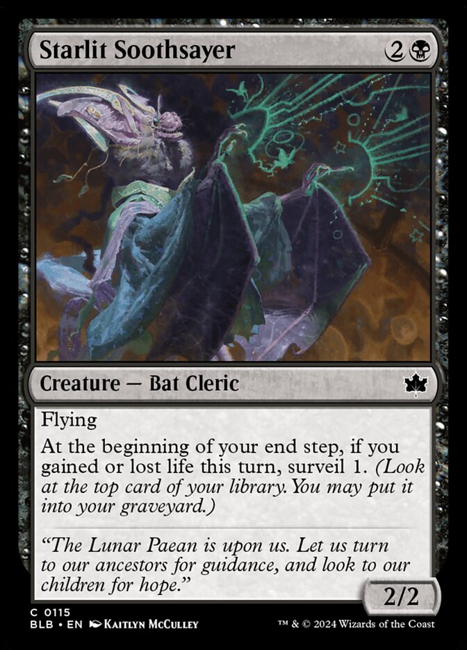 Starlit Soothsayer (115) - Bloomburrow (BLB)