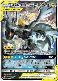 Pikachu and Zekrom GX (SM168) - SM Promos (SMP)