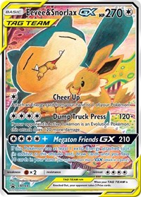 Eevee and Snorlax GX (SM169) - SM Promos (SMP)