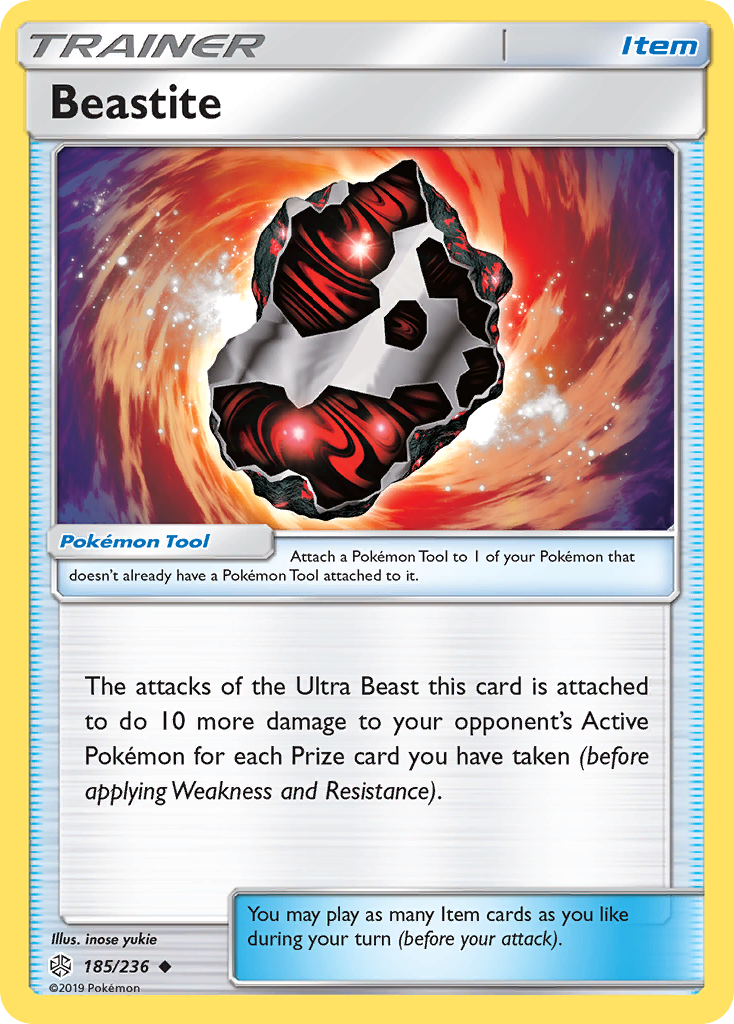 Beastite (185/236) - [Reverse Holo] Cosmic Eclipse (CEC)