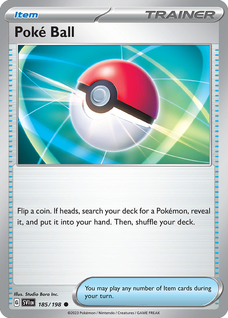 Poke Ball (185/198) - [Reverse Holo] Scarlet & Violet (SVI)