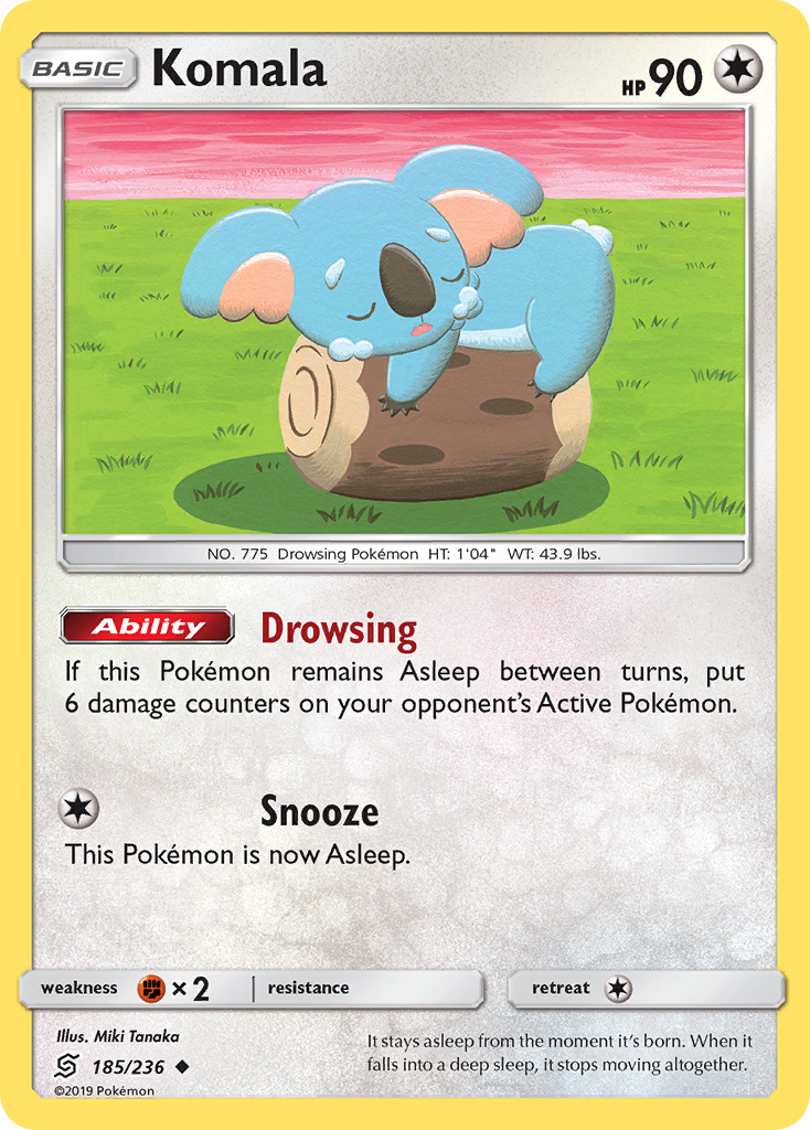 Komala (185/236) - [Reverse Holo] Unified Minds (UNM)
