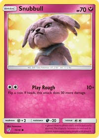 Snubbull (Holo Common) (15) - Detective Pikachu (DEP)